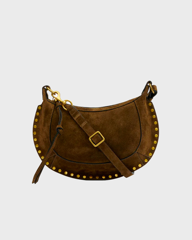 Isabel Marant Väska Oskan Moon Suede Brons ONESIZE