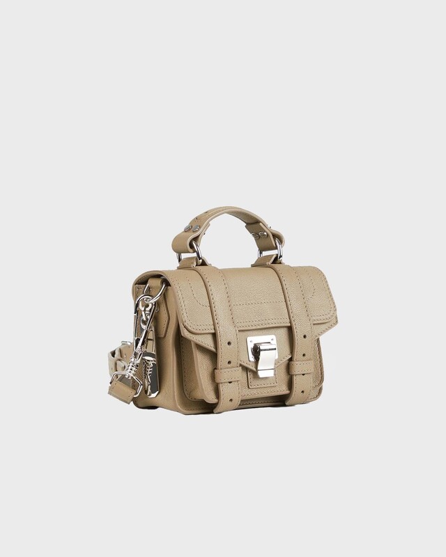 Proenza Schouler Läderväska PS1 Micro  Taupe ONESIZE