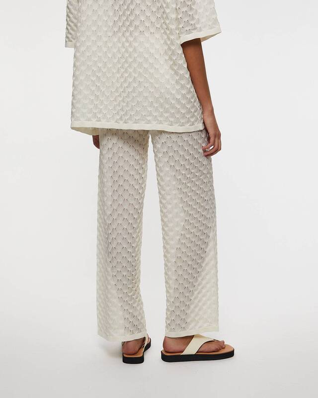 Malina Byxor Alissa Knitted  Beige S