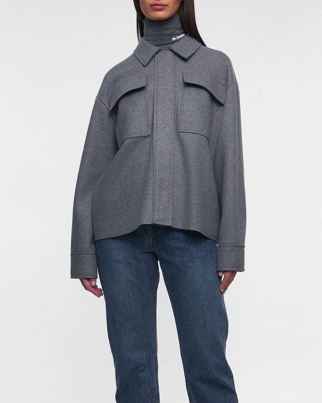 Jil Sander Skjorta Wool Blend  Beige 38