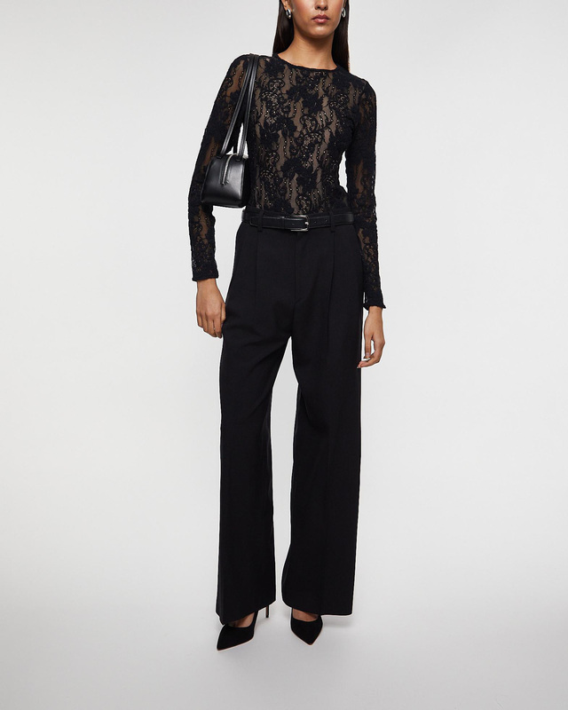 Zimmermann Bodysuit Lace Black 1 (S-M)