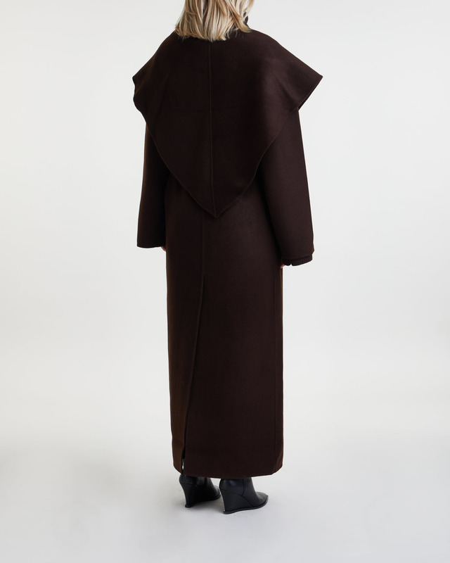Tove Coat Zinnia Mörkbrun 40