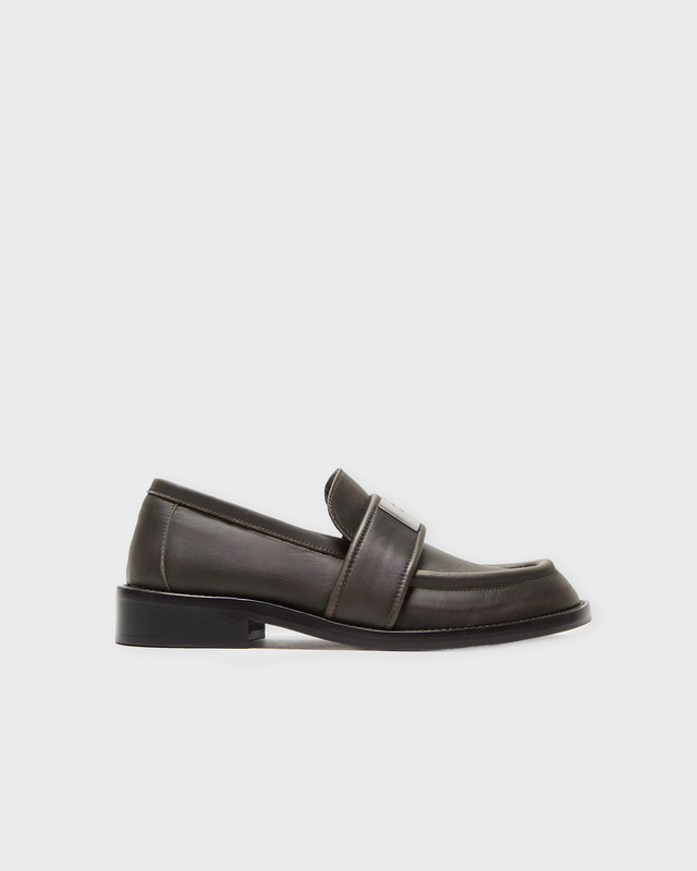 Acne Studios Loafers Logo Leather Brun EUR 40