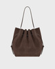 Yuzefi Taske Scallop Suede Brown ONESIZE