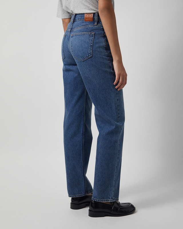 Anine Bing Jeans Gavin Long Mosaic Blue Blue 28