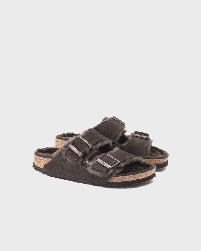 Birkenstock Sandaler Arizona Shearling Mocca EUR 41