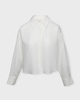 Wakakuu Icons Skjorta Genoa Crop Linen Vit S