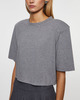 Wakakuu Icons T-Shirt Cropped Padded Grå L