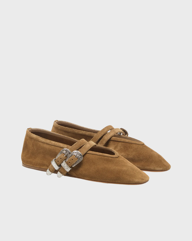 Le Monde Beryl Ballerina Claudia Slipper Taupe EUR 38
