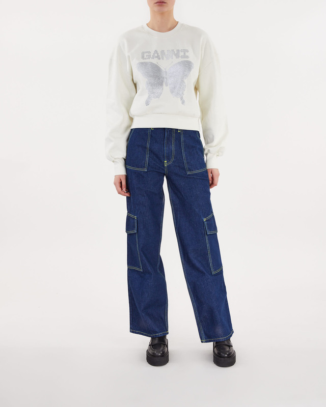 Ganni Sweater Isoli Butterfly Egret S