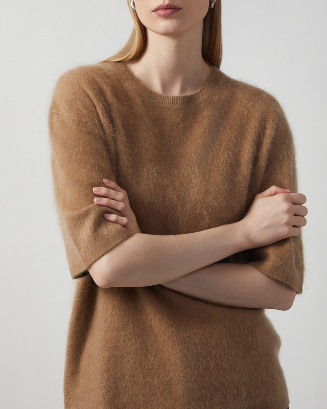 LISA YANG Sweater The Maren Toffee Cashmere 0 (XS-S)