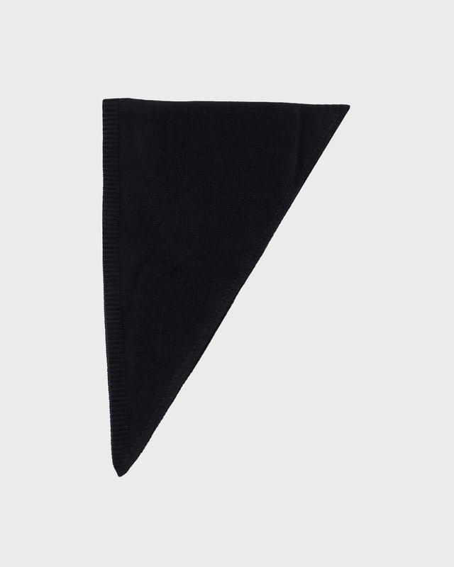 Wakakuu Icons Scarf Knit Triangle Black ONESIZE