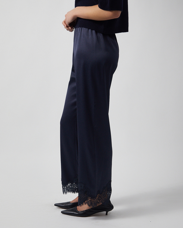 Wakakuu Icons Trousers Rayna Lace Navy L