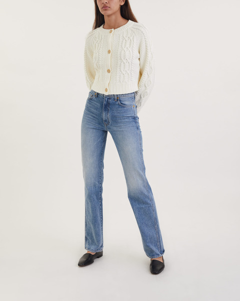 Kofta Aran Knit Creme 2