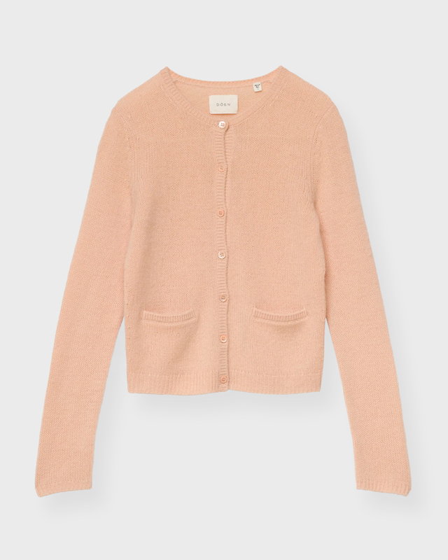 DÔEN Cardigan Thea Cashmere  Light pink S
