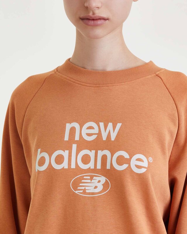 New Balance Sweater Essentials Archive Crewneckneck Natural S