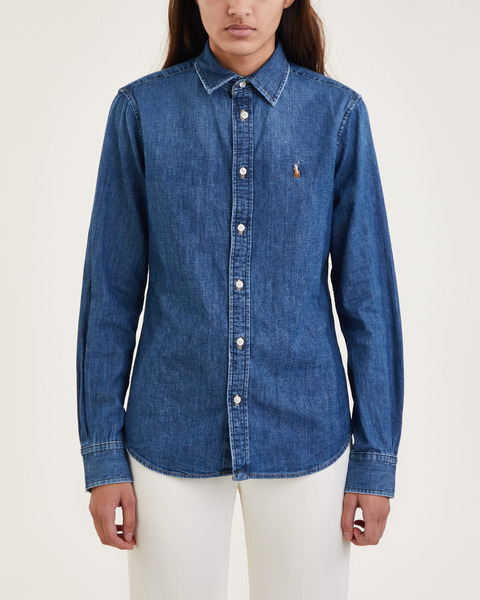 Jeans skjorta Blå 2