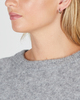 MARIA BLACK Earring Polo Huggie Silver ONESIZE