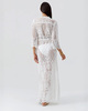 Melissa Odabash Kaftan Nellie  White L
