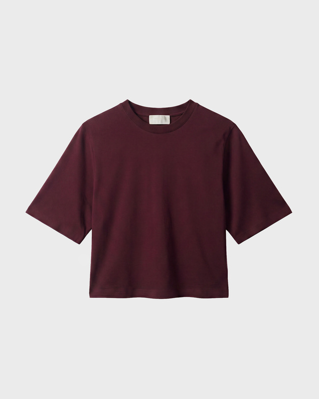 Wakakuu Icons T-shirt Padded Shoulder Burgundy S
