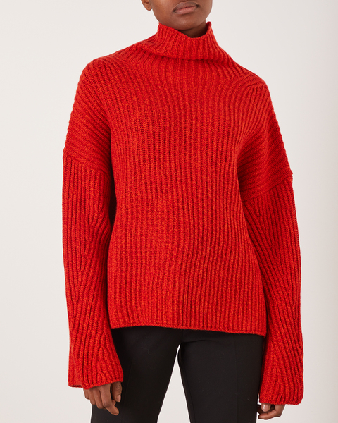 Wool Sweater Azalea Röd 1