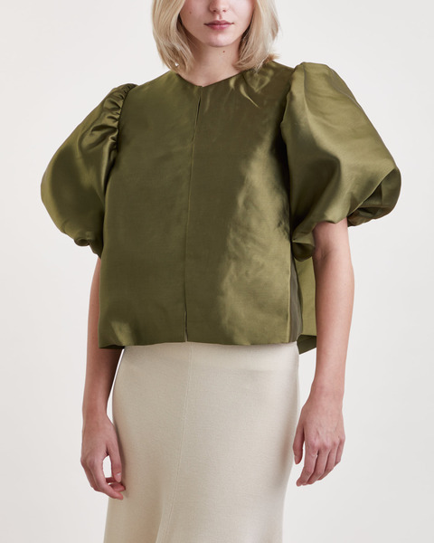 Blus Cleo  Olivgrön 2