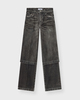 The Attico Jeans Long Pant Svart/vit 26