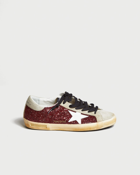 Sneakers Super-Star Glitter Bordeaux 1