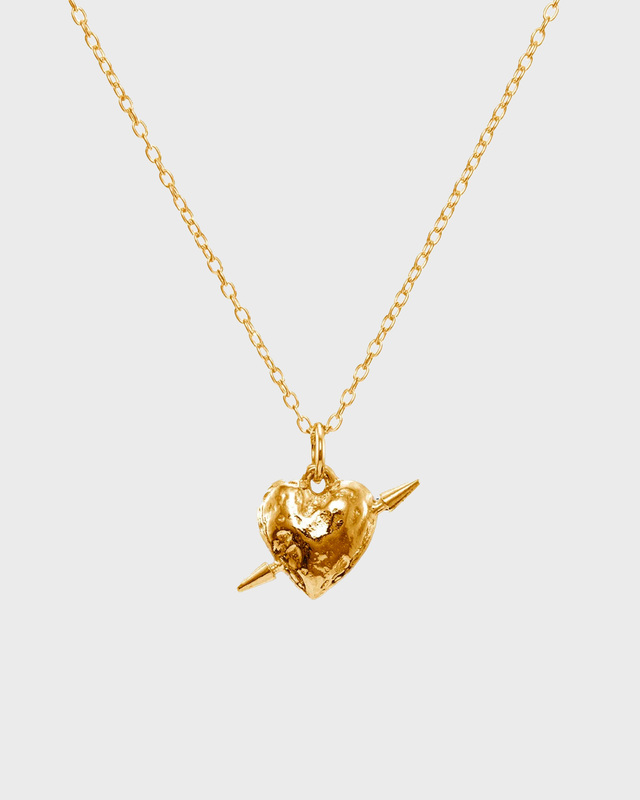 Maria Nilsdotter Tuvstarr’s Heart Necklace Guld ONESIZE