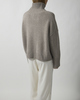 Soft Goat Genser Girlfriend Turtleneck Greige XL