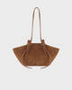 YUZEFI Mochi Suede Bag  Cognac ONESIZE