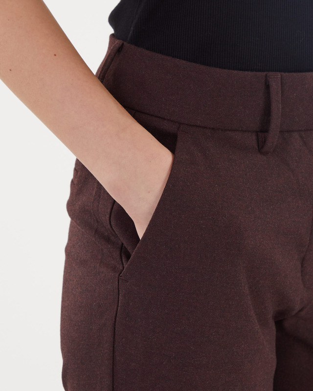 Five Units Trousers Clara Ankle Mörkbrun 32