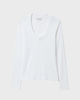 Dagmar Top Scoop Jersey White L