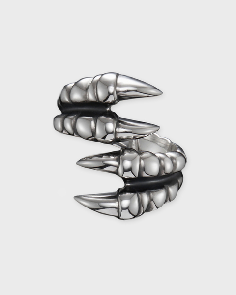 Ring Claw Double - Oxidized Silver Silver 1