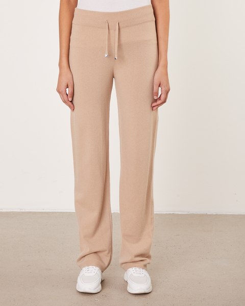 Trousers Knitted Taupe 1