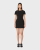 Sportmax Kjole Jersey Black L