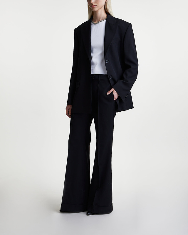 Acne Studios Byxor Tailored Suit Flared Svart 32