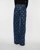 Self-Portrait Jeans Rhinestone Bow Mid Blue Denim Blå 27