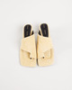 Proenza Schouler Square Asymmetric Toe Ring Sandal Natural EUR 39