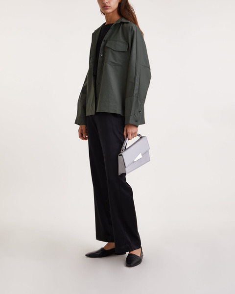 Skjorta Kaia Wool Over-Shirt Grön 2