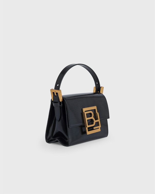 By Far Bag Fran Black Semi Patent Leather Svart S