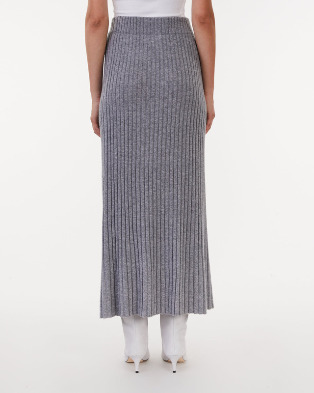 Wakakuu Icons Skirt Ribbed Wool Dark grey S