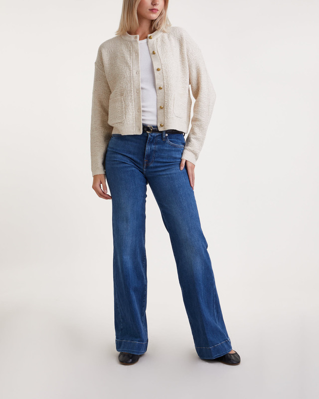 Dante6 Fancy Bouclé Kofta Beige M