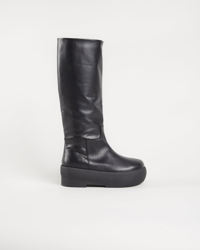 Gia Borghini Boots CHUNKY SOLE TUBOLAR BOOT Black EUR 38