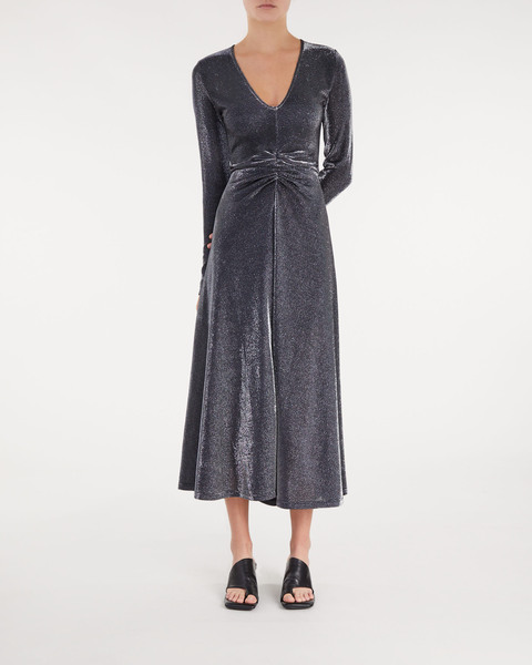 Dress Metallic Jesery Black 2