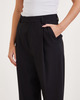 Teurn Studios Byxor High-Waisted Tapered Svart 34