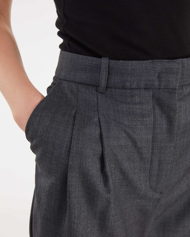 The Garment Trousers Princeton Pleat Grå UK 6 (EUR 34)