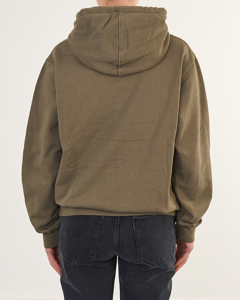Hoodie Classic Organic Olivgrön 2