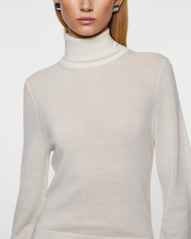 Wakakuu Icons Sweater Keerin Polo Merino Creme L