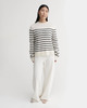 Almada Label  Tröja Rae Crewneck Cashmere Stripe XL